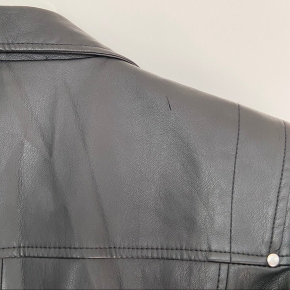 Zara faux leather jacket - Picture 5 of 10